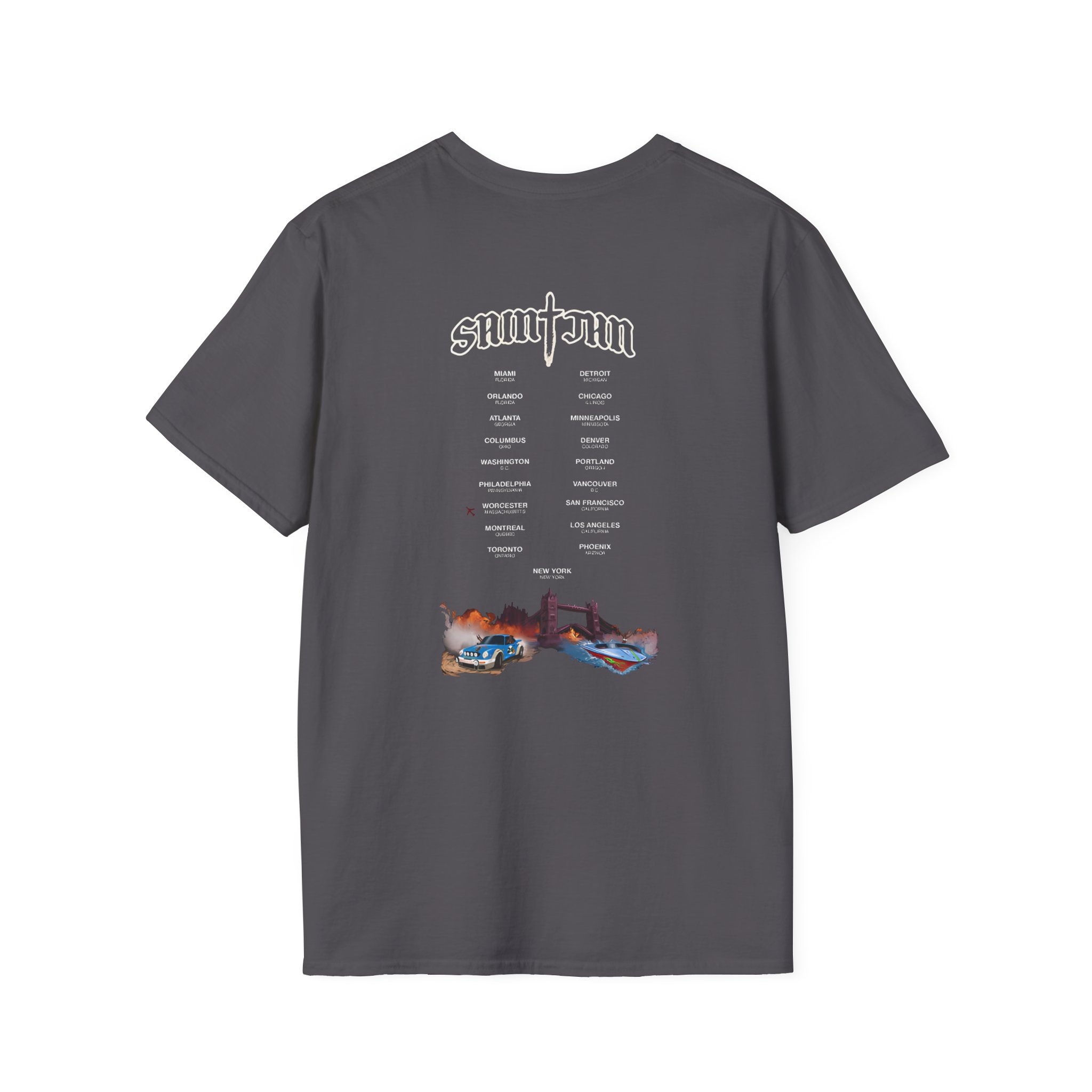 Saint JhnIgnorant Forever World Tour Unisex Softstyle T-Shirt