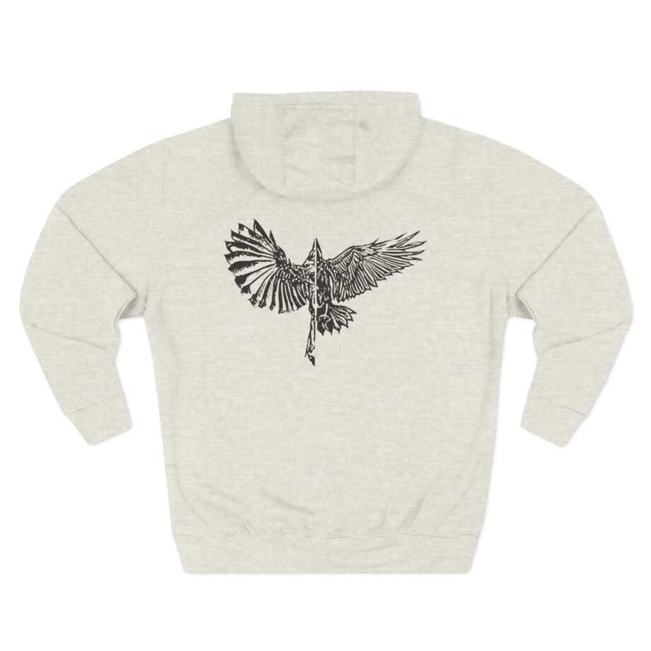 Hardy Three-Panel Fleece Hoodie