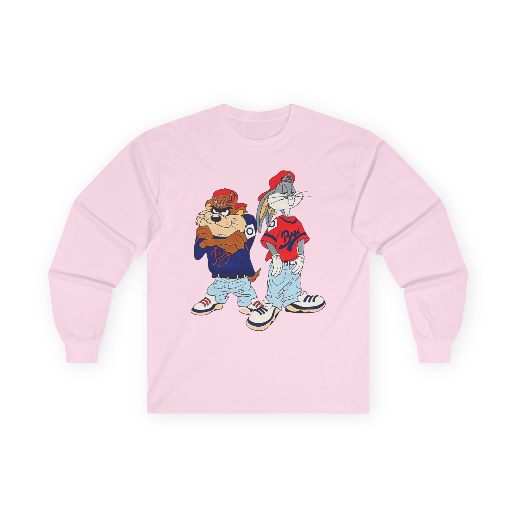 Vintage 90s Looney Tunes Bugs Taz Kris’s Kross Unisex Ultra Cotton Long Sleeve Tee