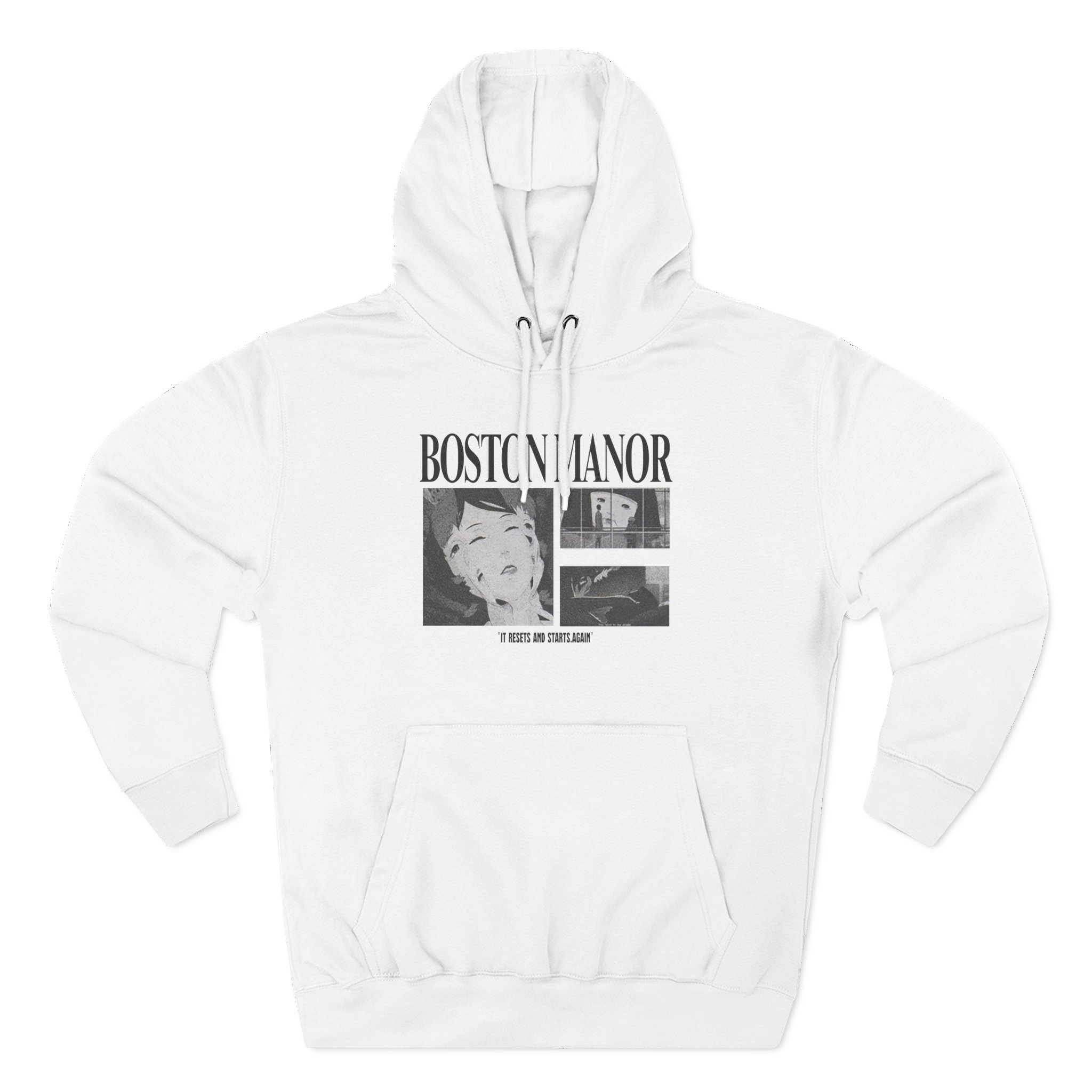 Boston Manor Paprika Three-Panel Fleece Hoodie