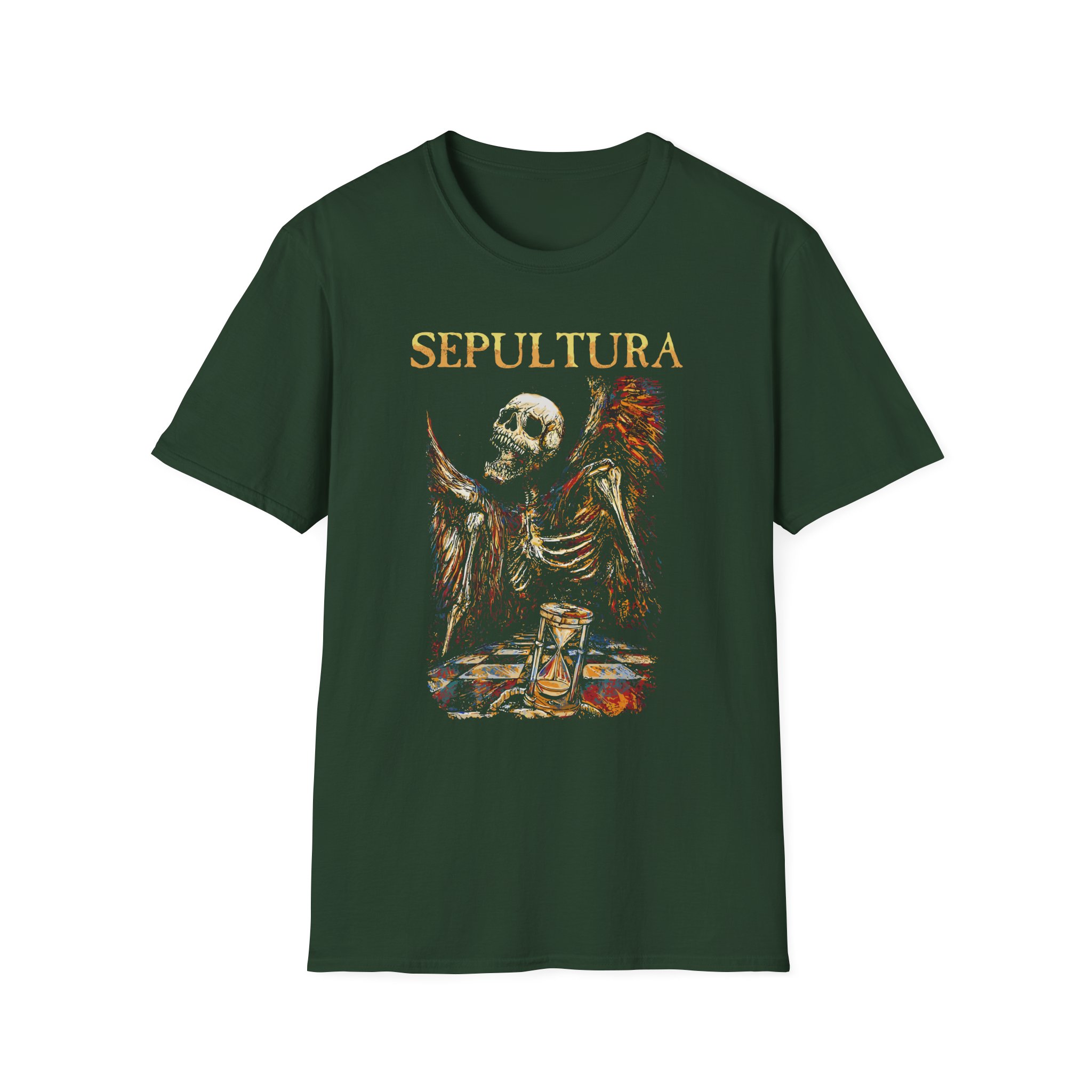 Sepultura Hourglass Unisex Softstyle T-Shirt