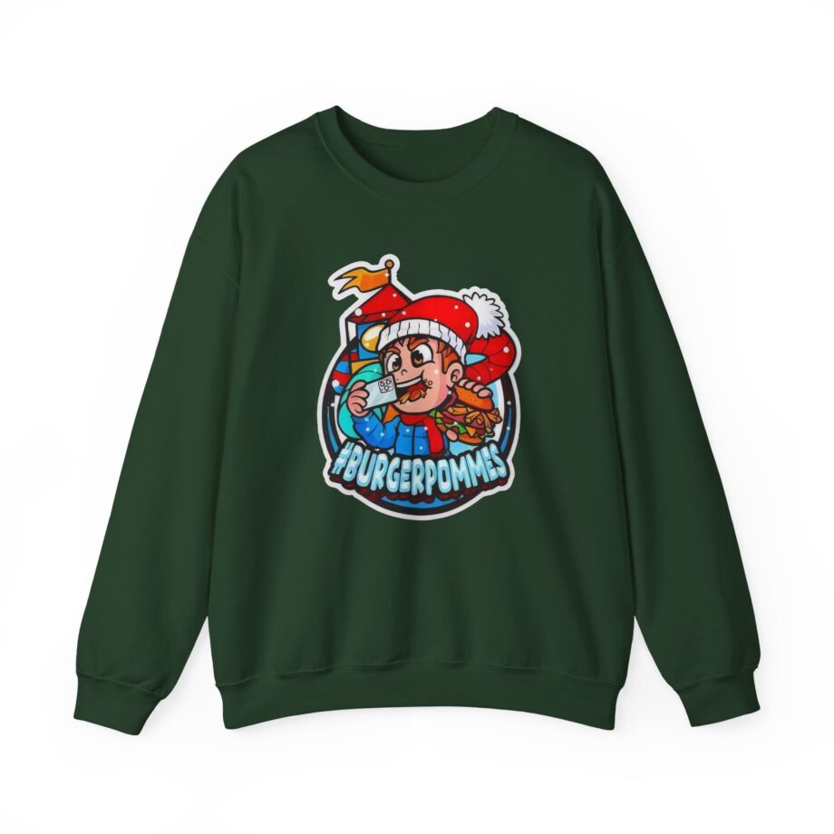 Burger Pommes Unisex Heavy Blend™ Crewneck Sweatshirt