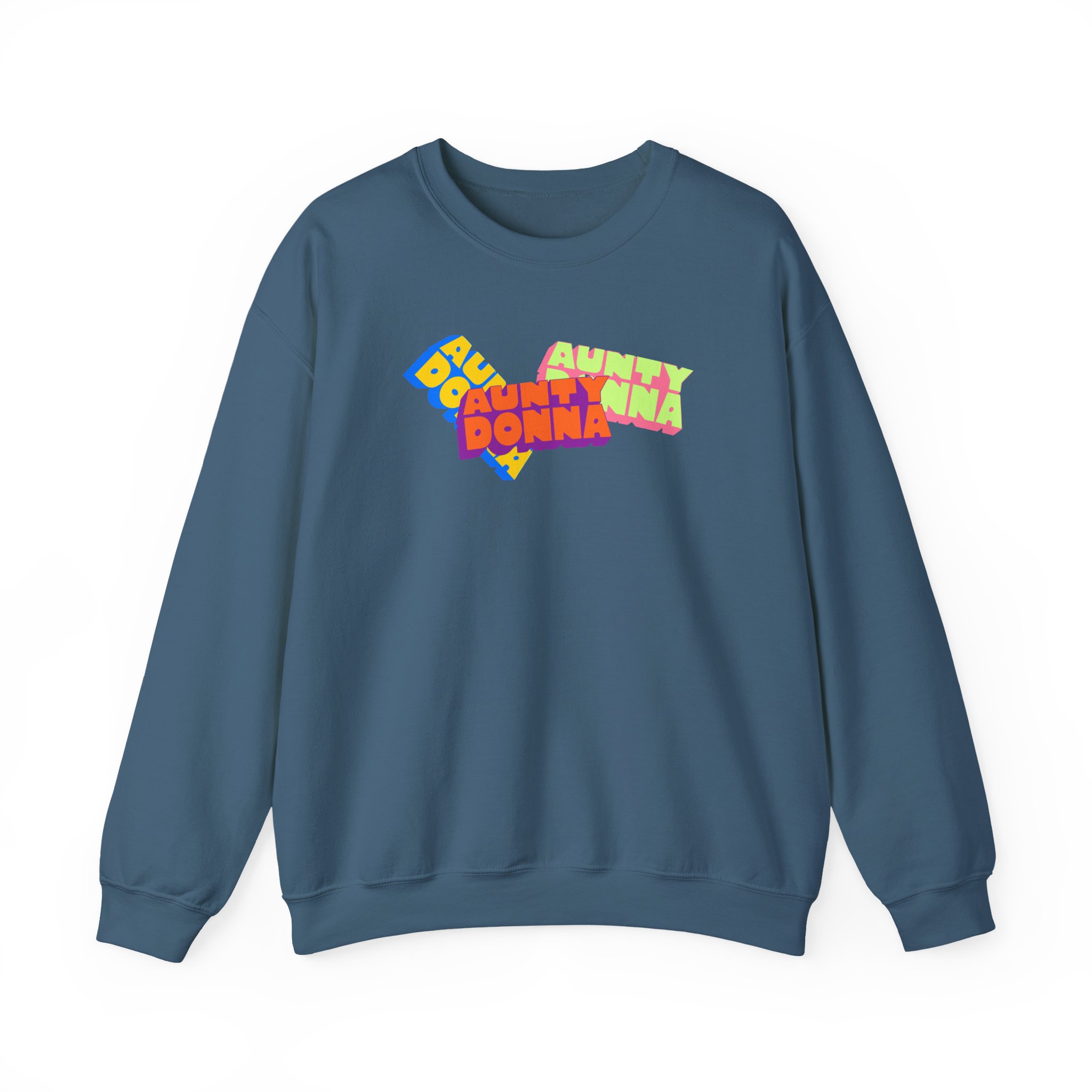 Aunty Donna Three Logo Unisex Heavy Blendâ„¢ Crewneck Sweatshirt