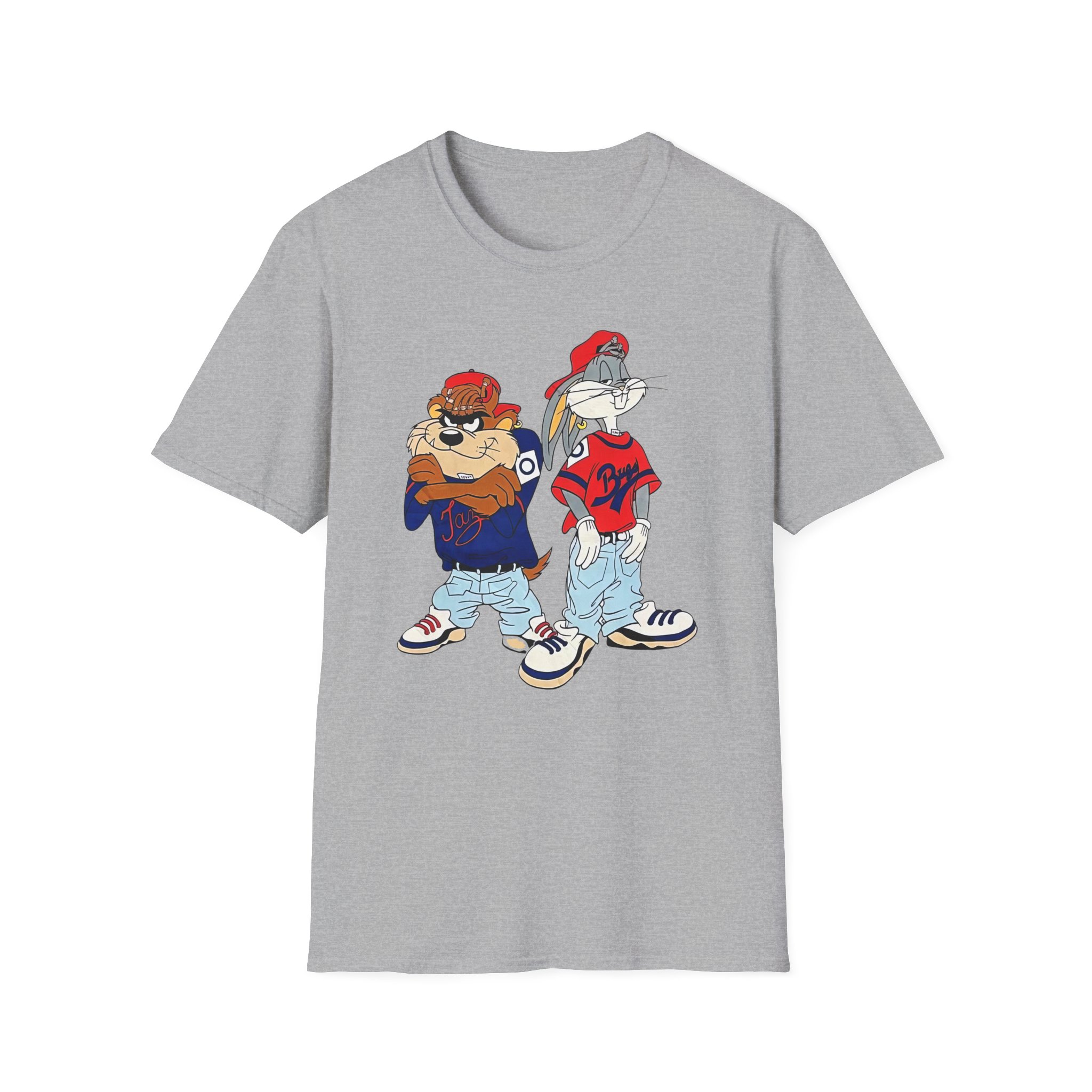 Vintage 90s Looney Tunes Bugs Taz Kris’s Kross Unisex Softstyle T-Shirt