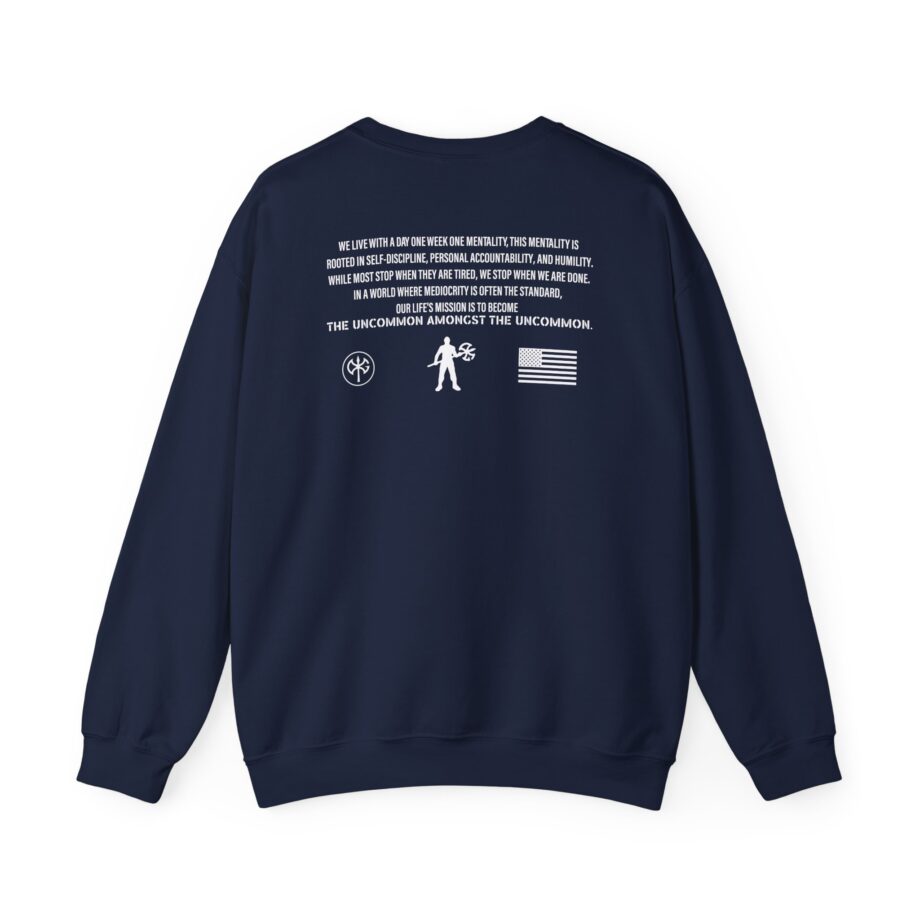 David Goggins Ethos Slogan Unisex Heavy Blend™ Crewneck Sweatshirt