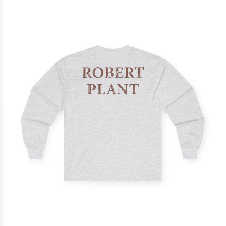 Robert Plant Distressed Feather Logo Unisex Ultra Cotton Long Sleeve Tee