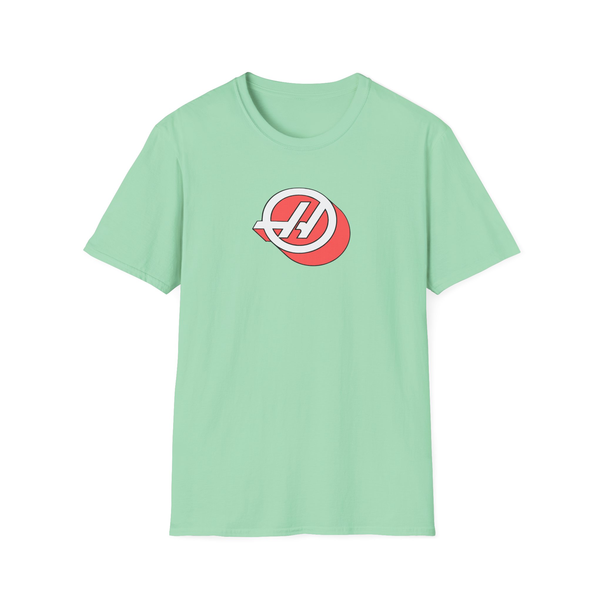 Haas F1 3d Roundel Unisex Softstyle T-Shirt