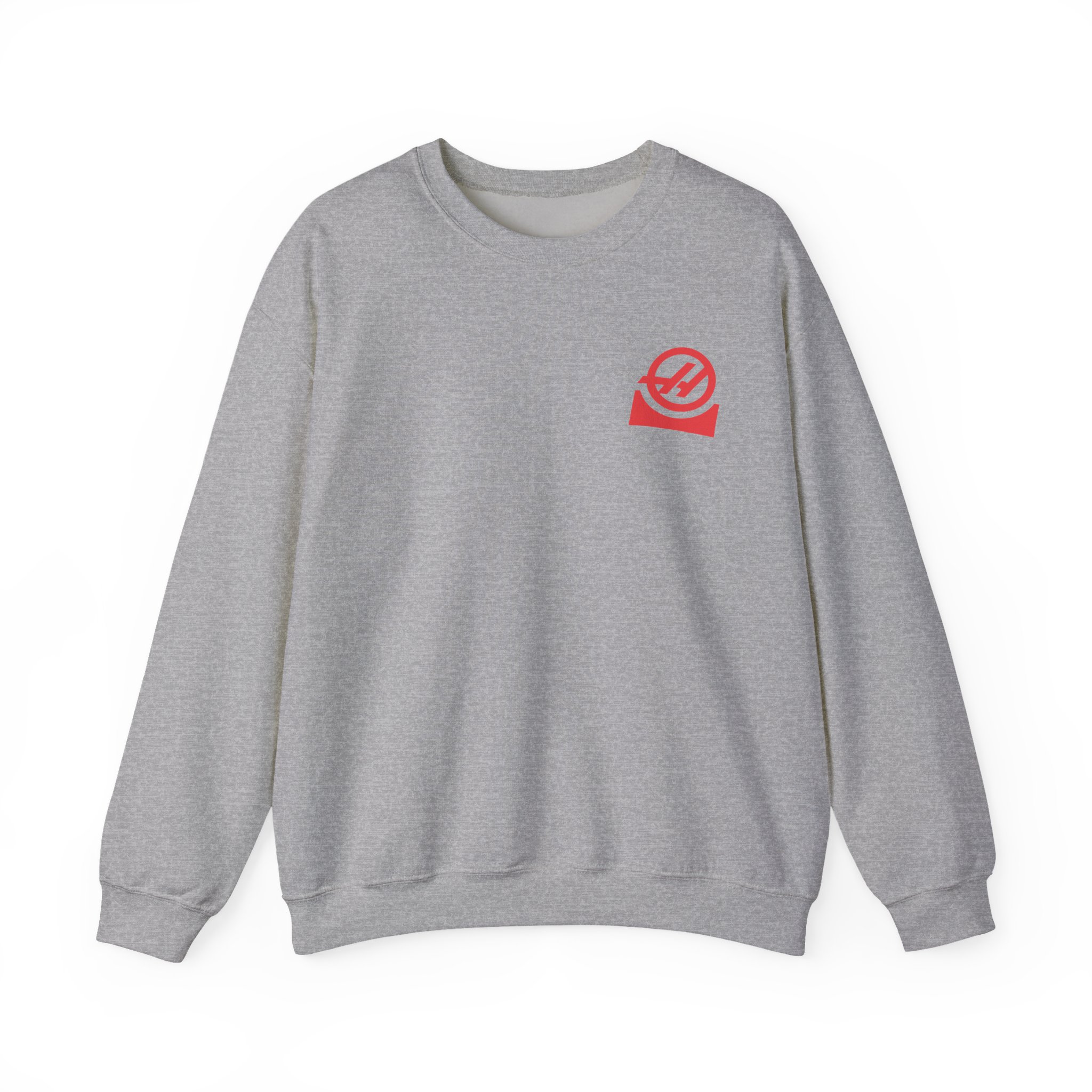 Haas F1 Color Block Unisex Heavy Blendâ„¢ Crewneck Sweatshirt