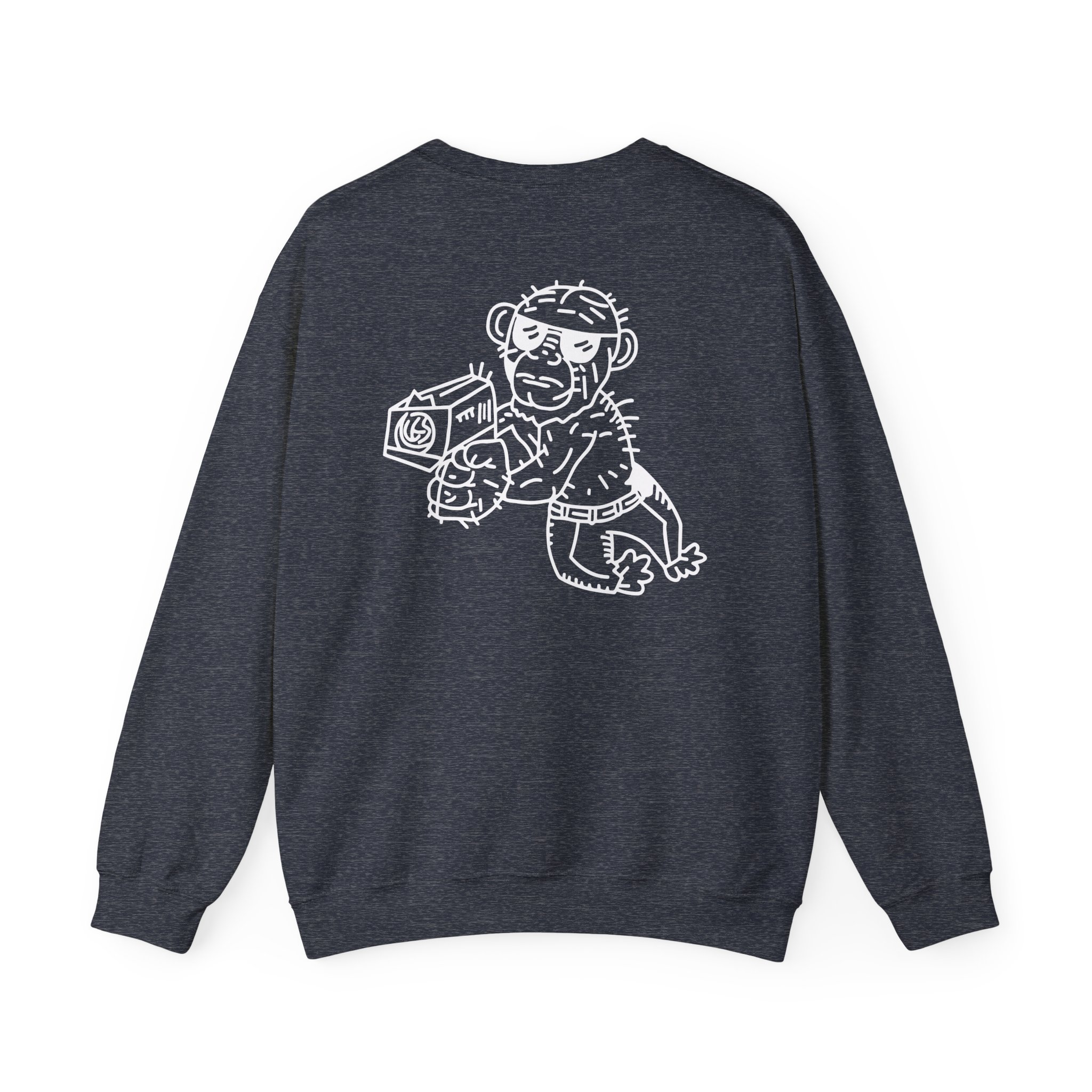 Spoonkid Detective Monke Unisex Heavy Blendâ„¢ Crewneck Sweatshirt