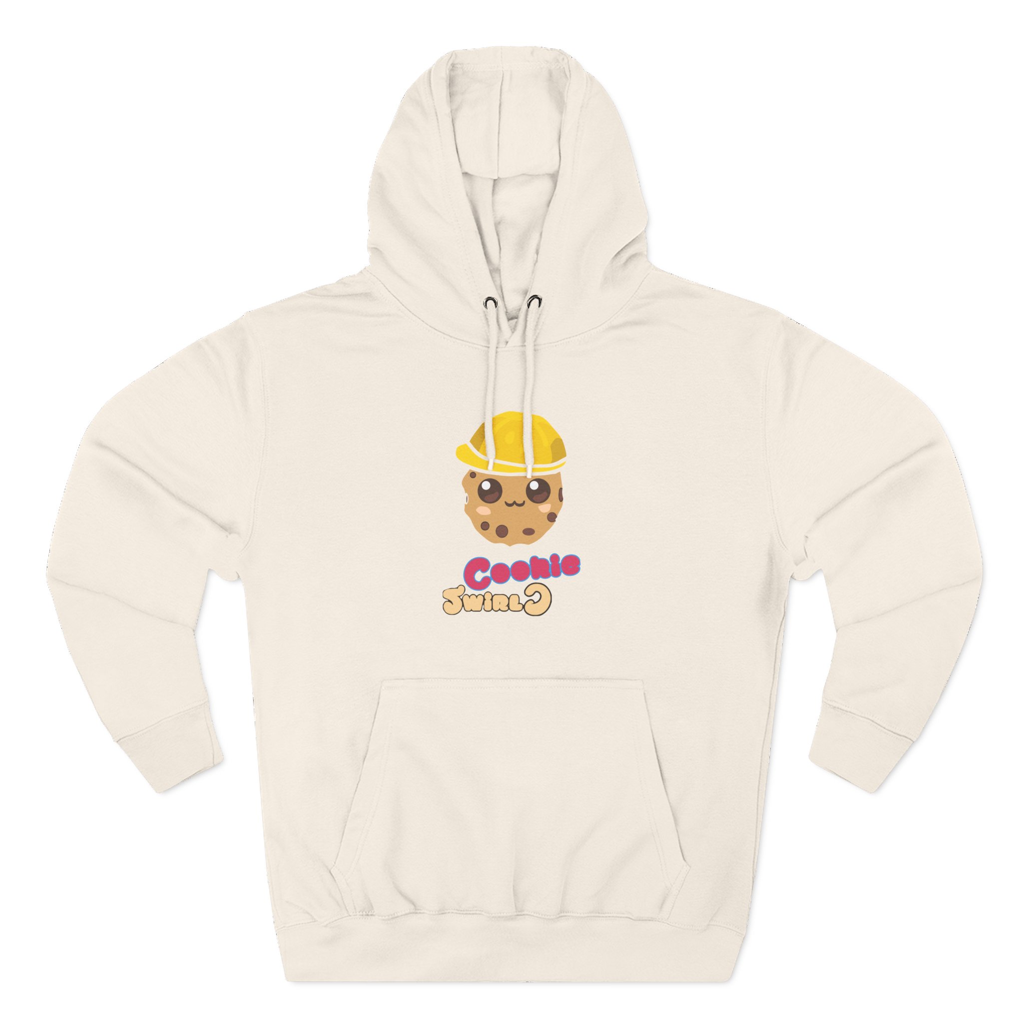 Cookieswirlc Three-Panel Fleece Hoodie