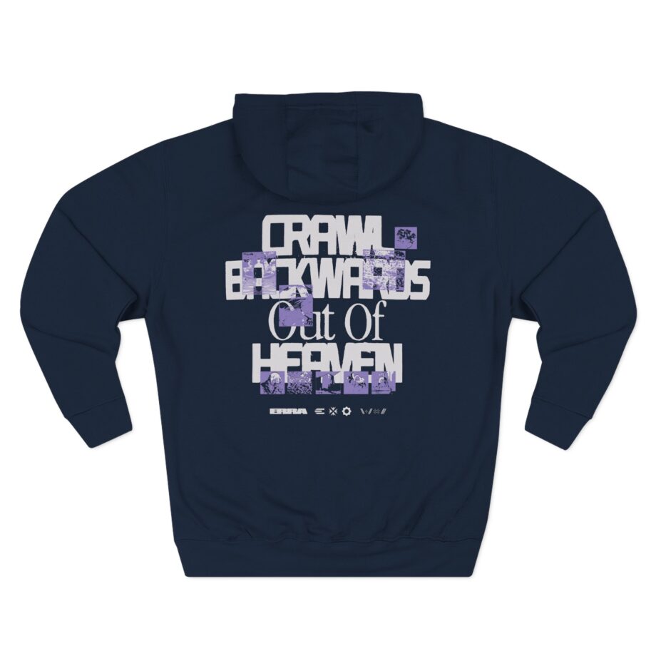 Erra Crawl Backwards Out of Heaven Three-Panel Fleece Hoodie