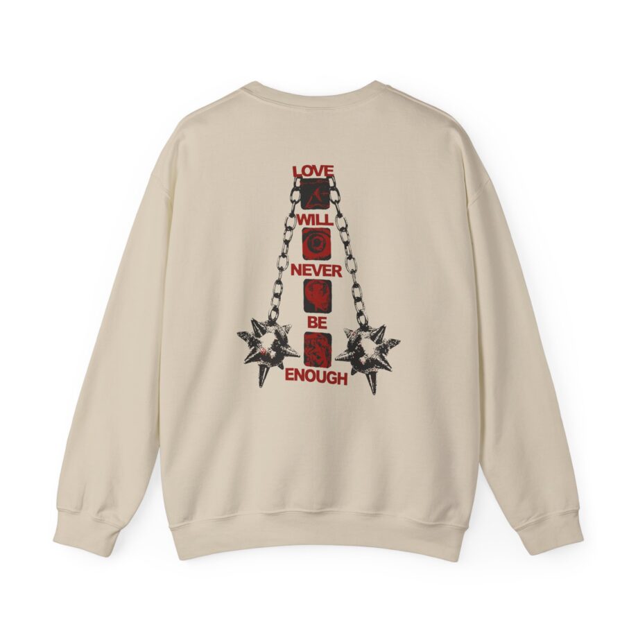 Kublai Khan - Never Enough Sportsgrey Unisex Heavy Blend™ Crewneck Sweatshirt
