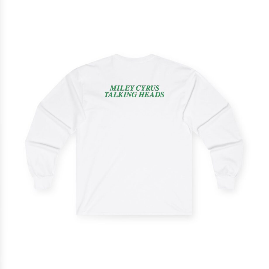 Miley Cyrus Talking Heads X Miley Psycho Killer Unisex Ultra Cotton Long Sleeve Tee