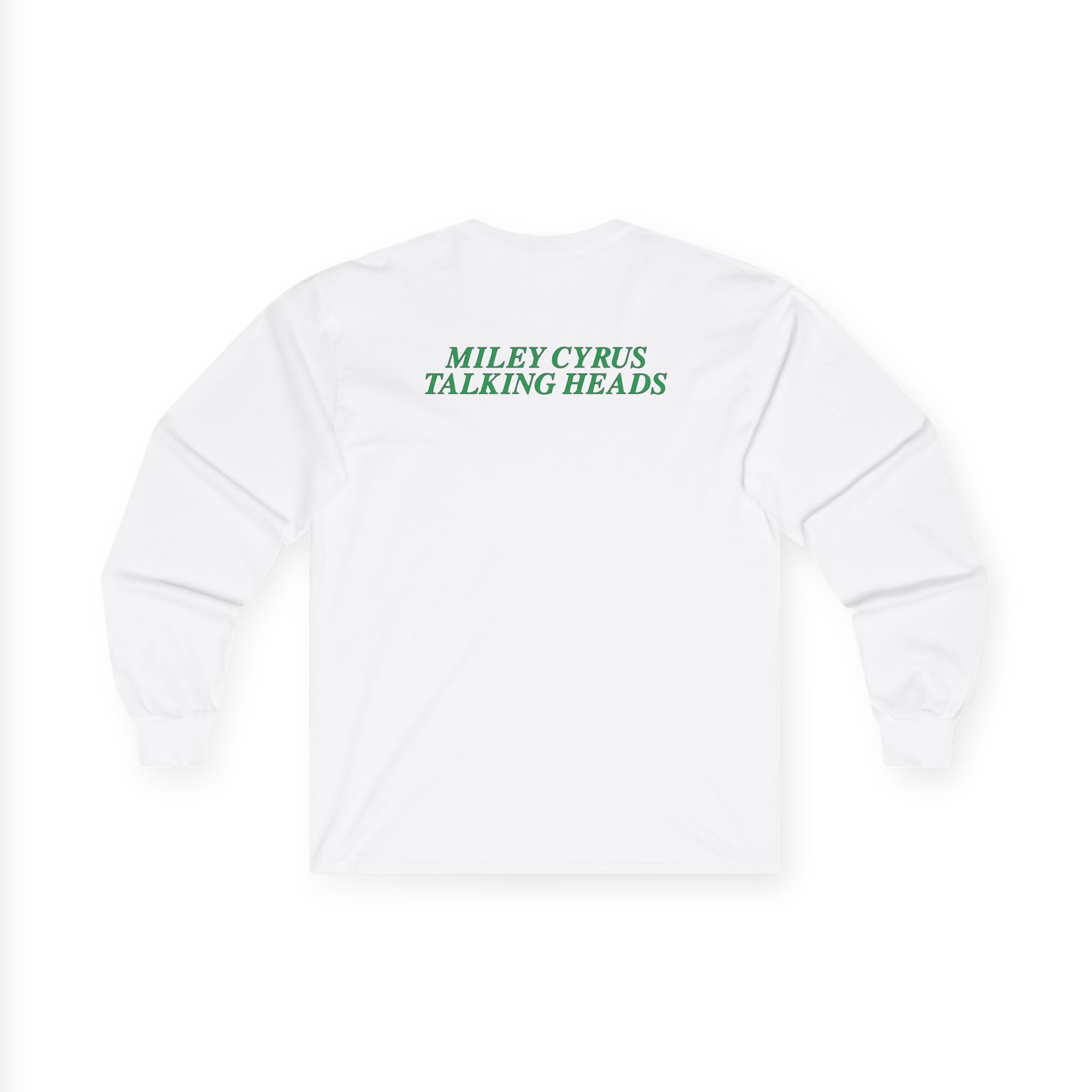 Miley Cyrus Talking Heads X Miley Psycho Killer Unisex Ultra Cotton Long Sleeve Tee