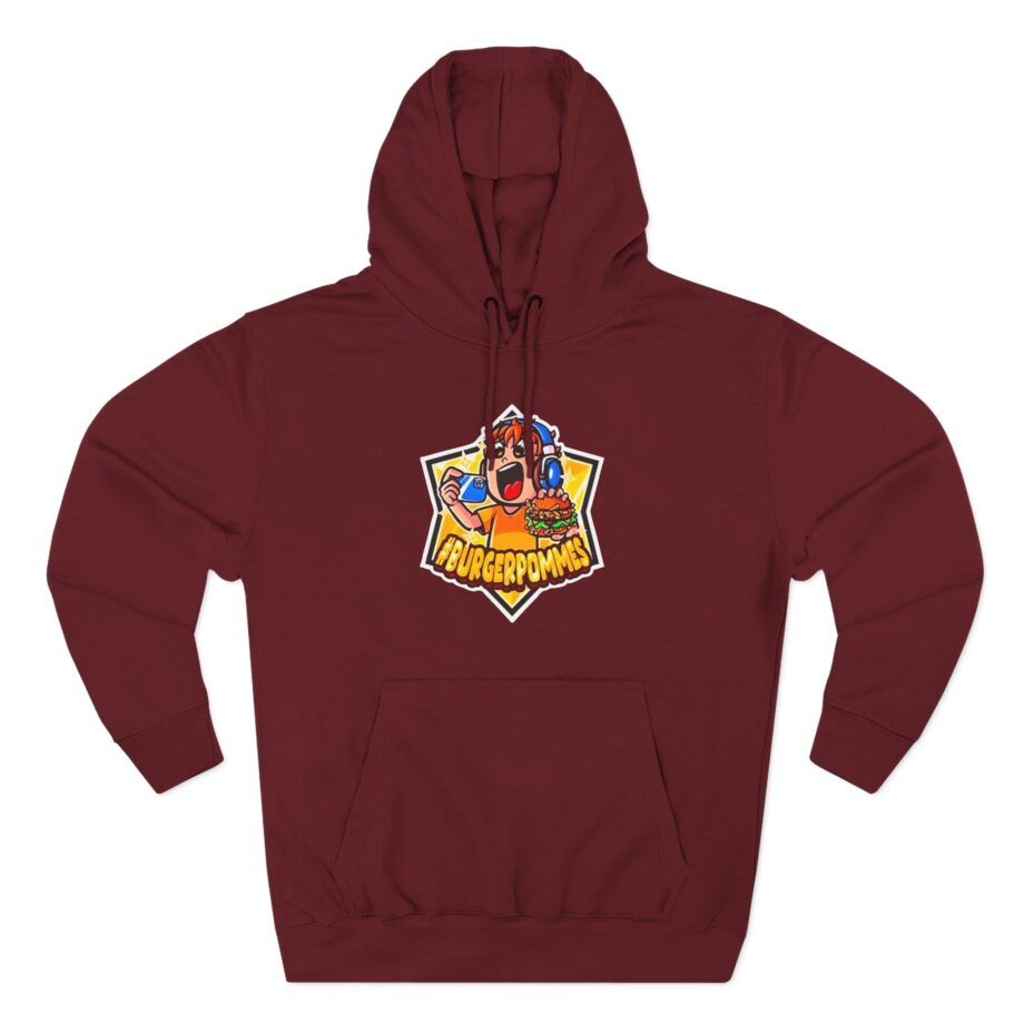 Burger Pommes Three-Panel Fleece Hoodie