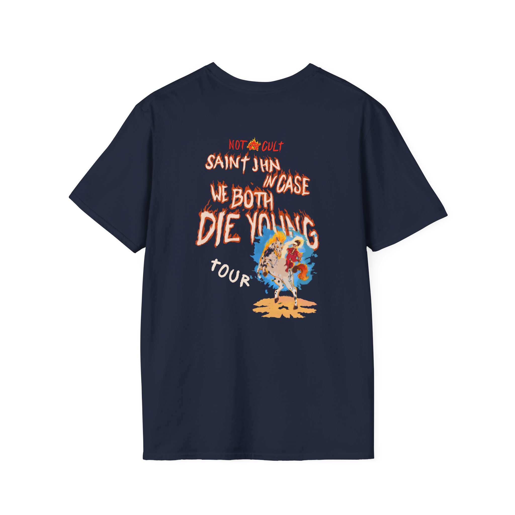Saint Jhn Incase We Both Die Young World Tour Unisex Softstyle T-Shirt