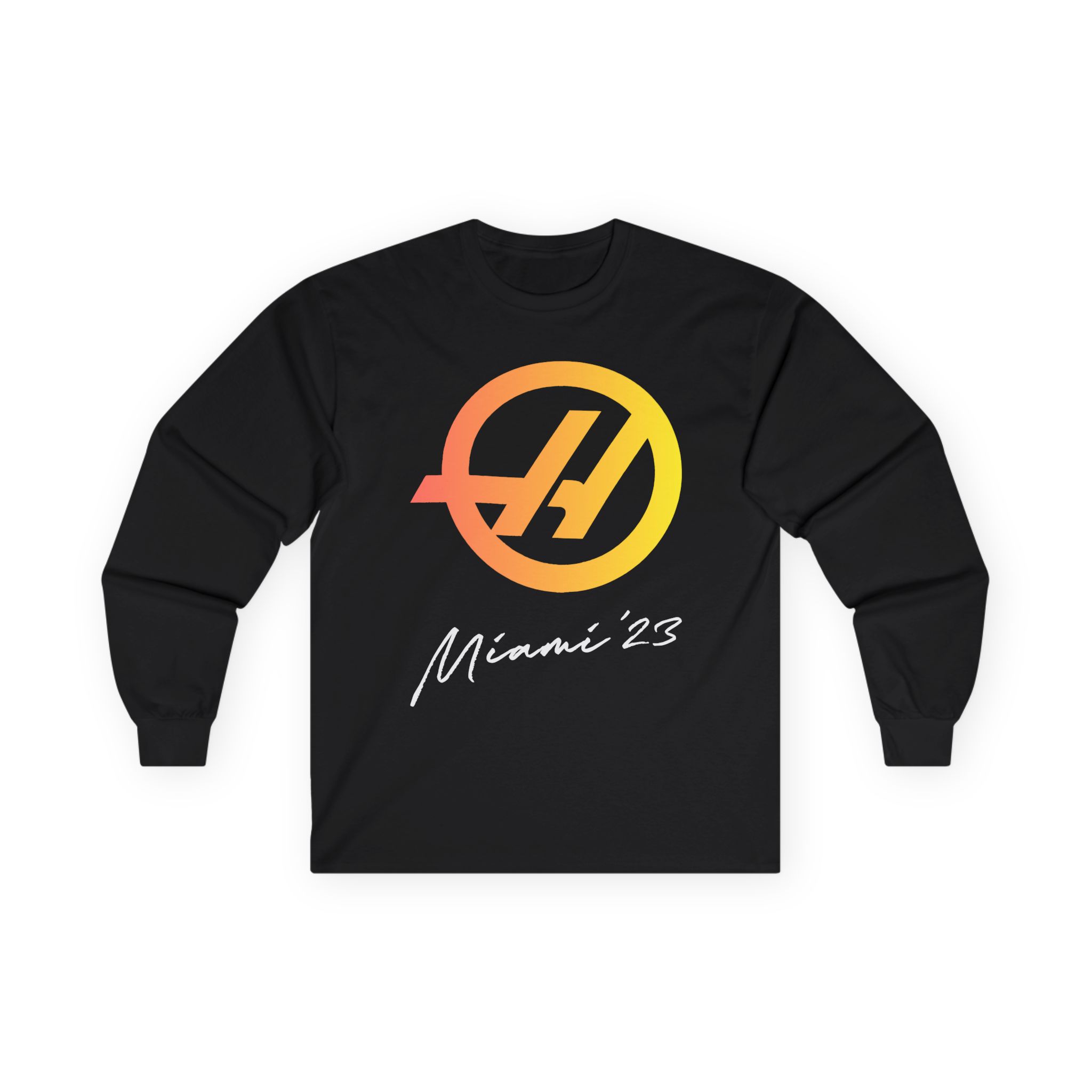 Haas F1 Miami Gp Unisex Ultra Cotton Long Sleeve Tee