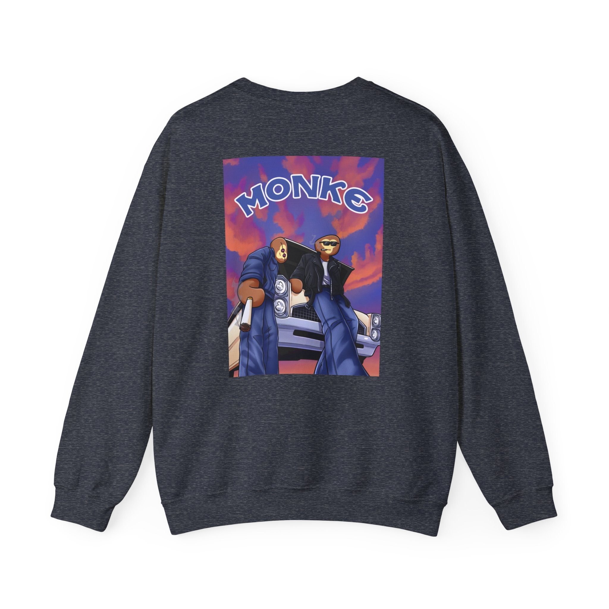 Spoonkid Monke Unisex Heavy Blendâ„¢ Crewneck Sweatshirt