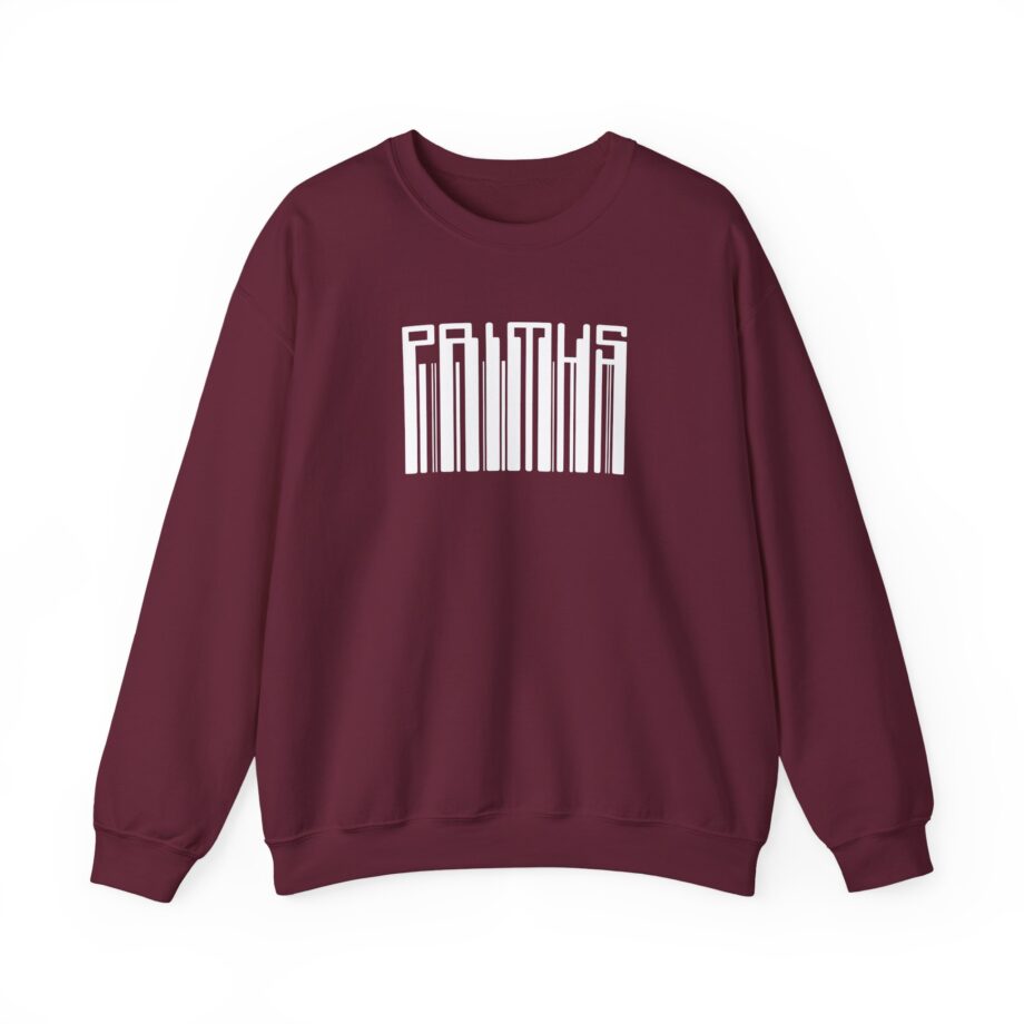 Primus Black Barcode Unisex Heavy Blend™ Crewneck Sweatshirt