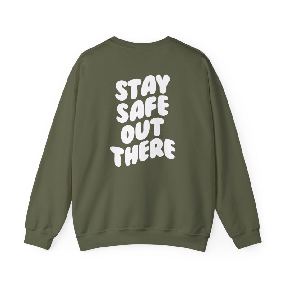 Kendall Rae Stay Safe Out There Unisex Heavy Blend™ Crewneck Sweatshirt