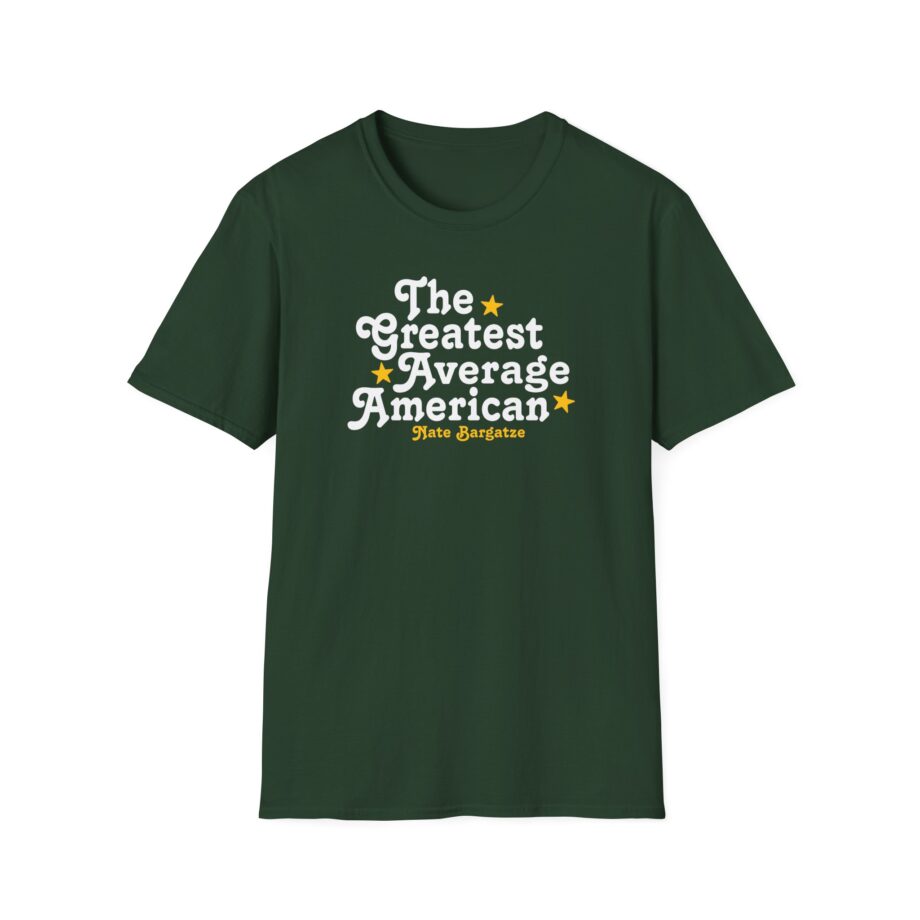 The Greatest Average American Nate Bargatze Unisex Softstyle T-Shirt