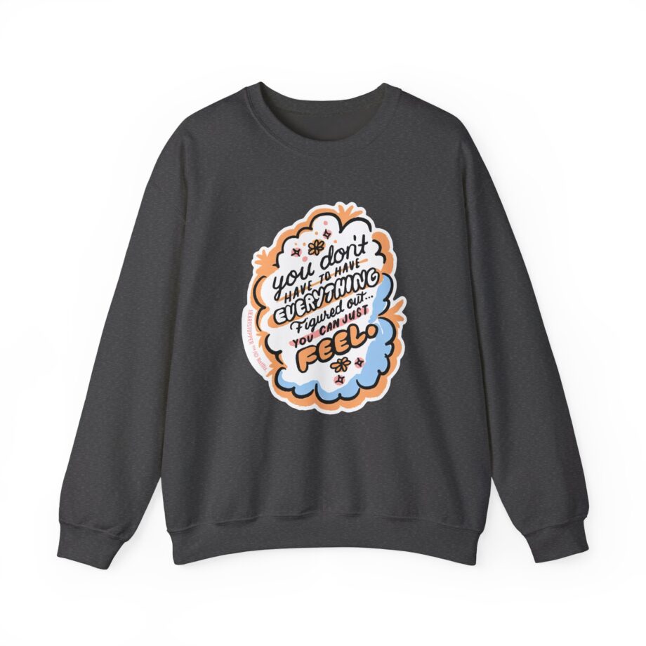 Heartstopper You Can Just Feel Unisex Heavy Blend™ Crewneck Sweatshirt
