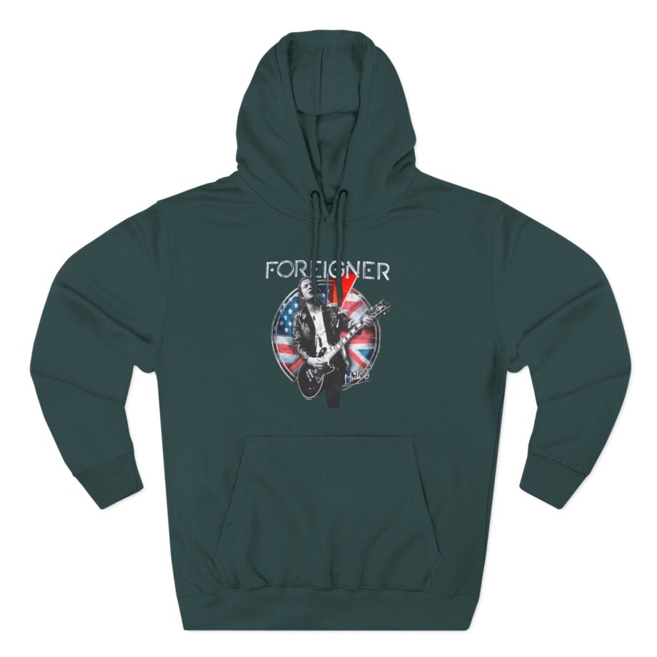 Foreigner Mick Jones Three-Panel Fleece Hoodie