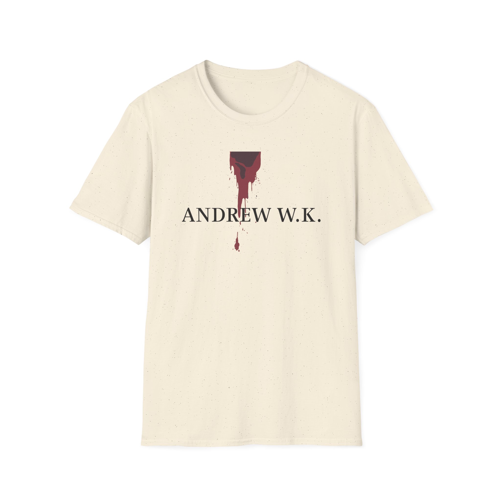 Andrew Wk I Get Wet Unisex Softstyle T-Shirt