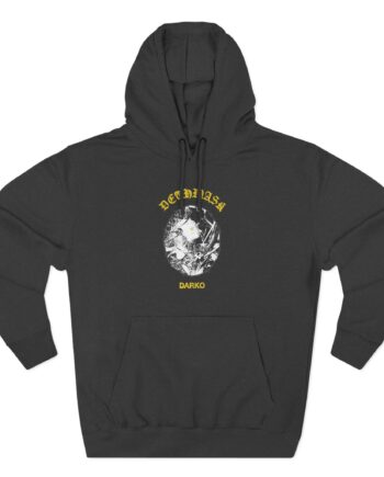 Darko Mallet Hooded Three-Panel Fleece Hoodie