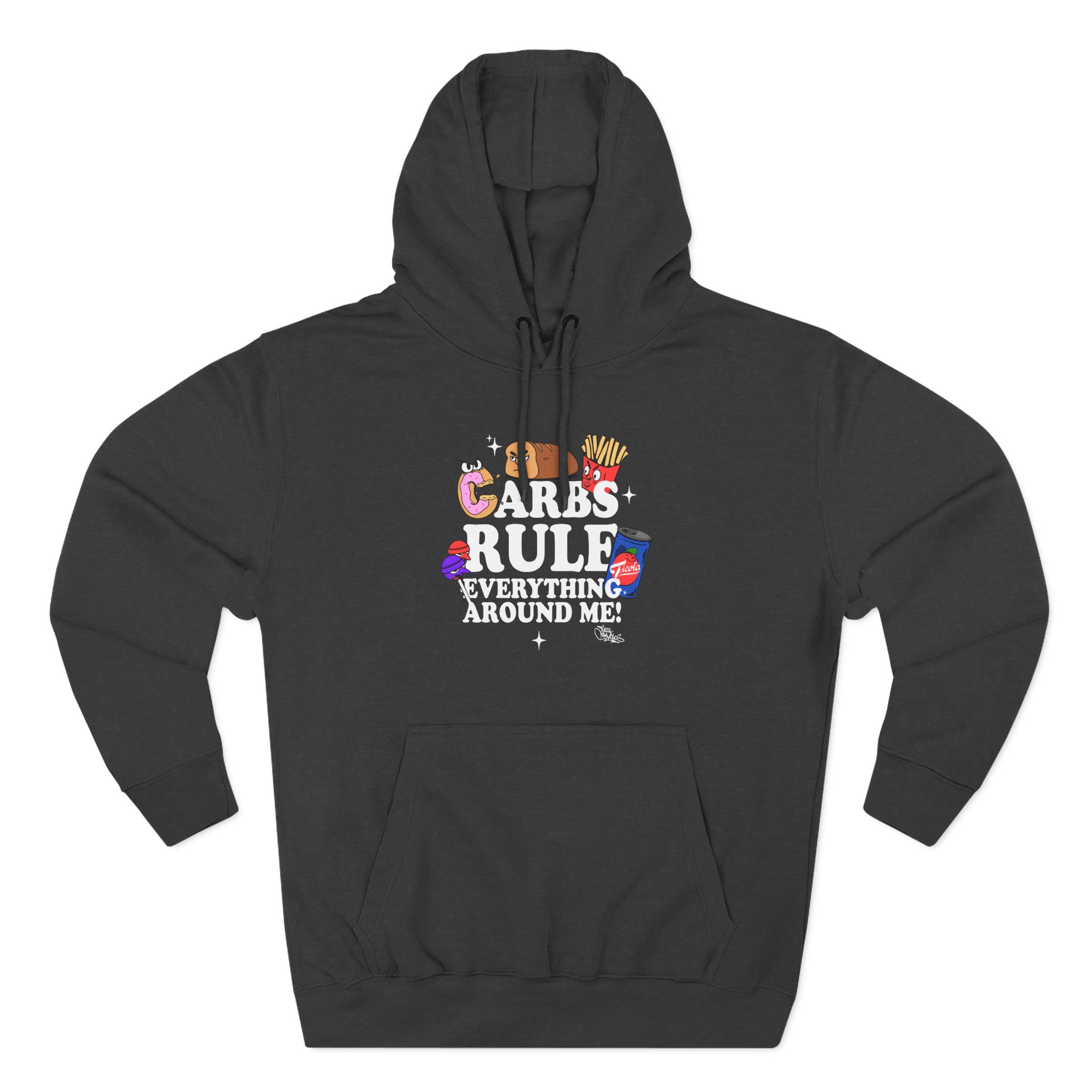 Method Man Carbs Rule Everything Around Me Three-Panel Fleece Hoodie