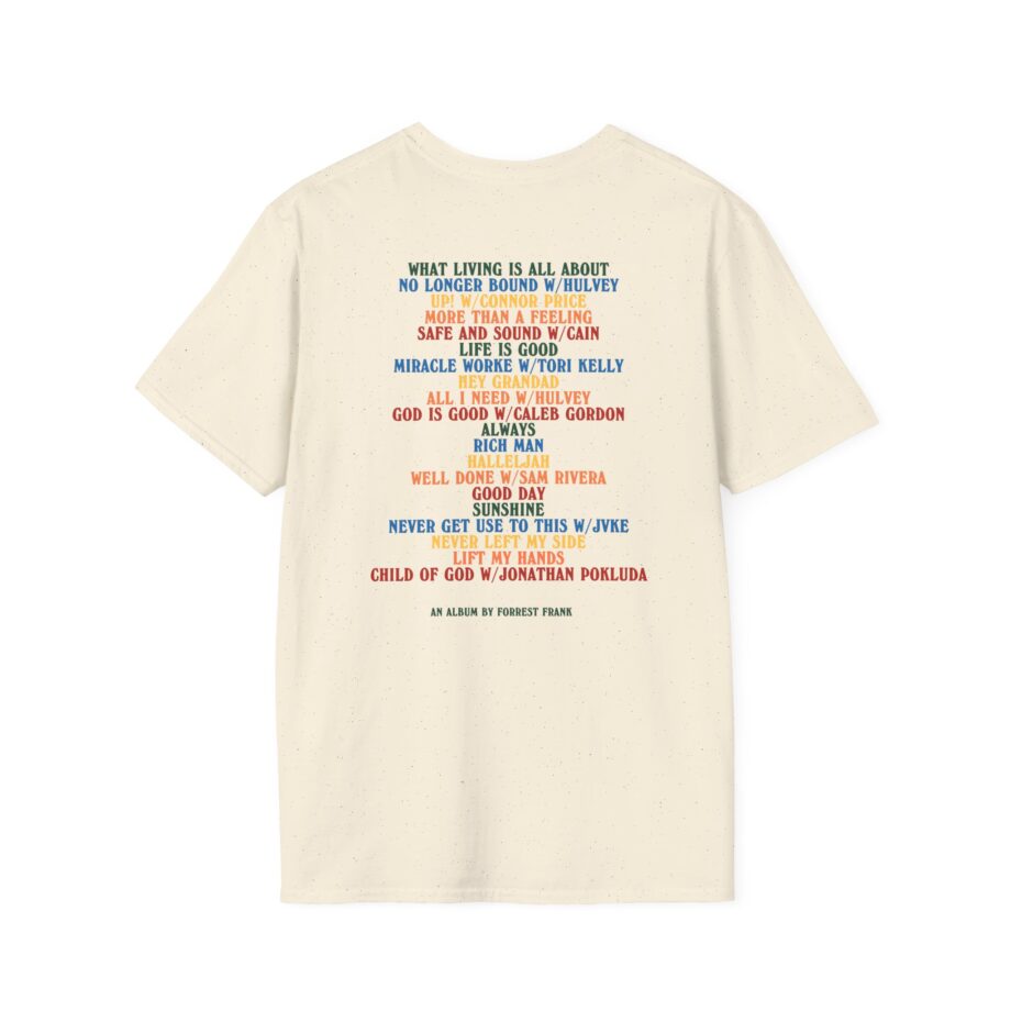 Forrest Frank Child of God Tracklist Unisex Softstyle T-Shirt