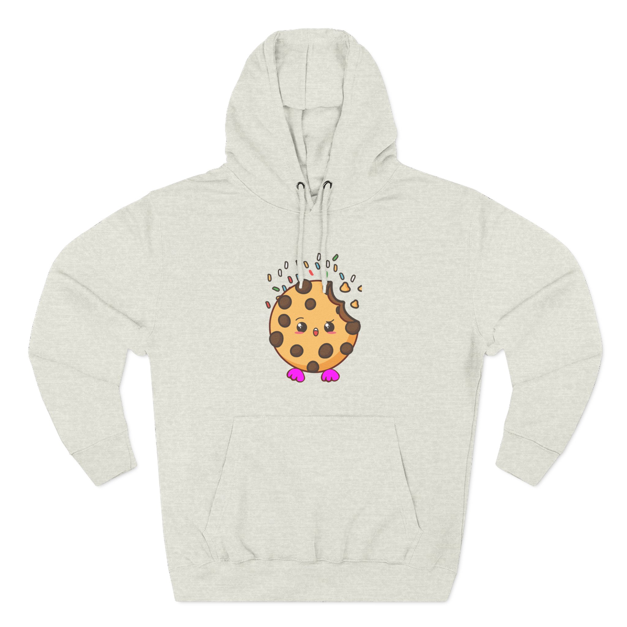 Cookieswirlc Three-Panel Fleece Hoodie