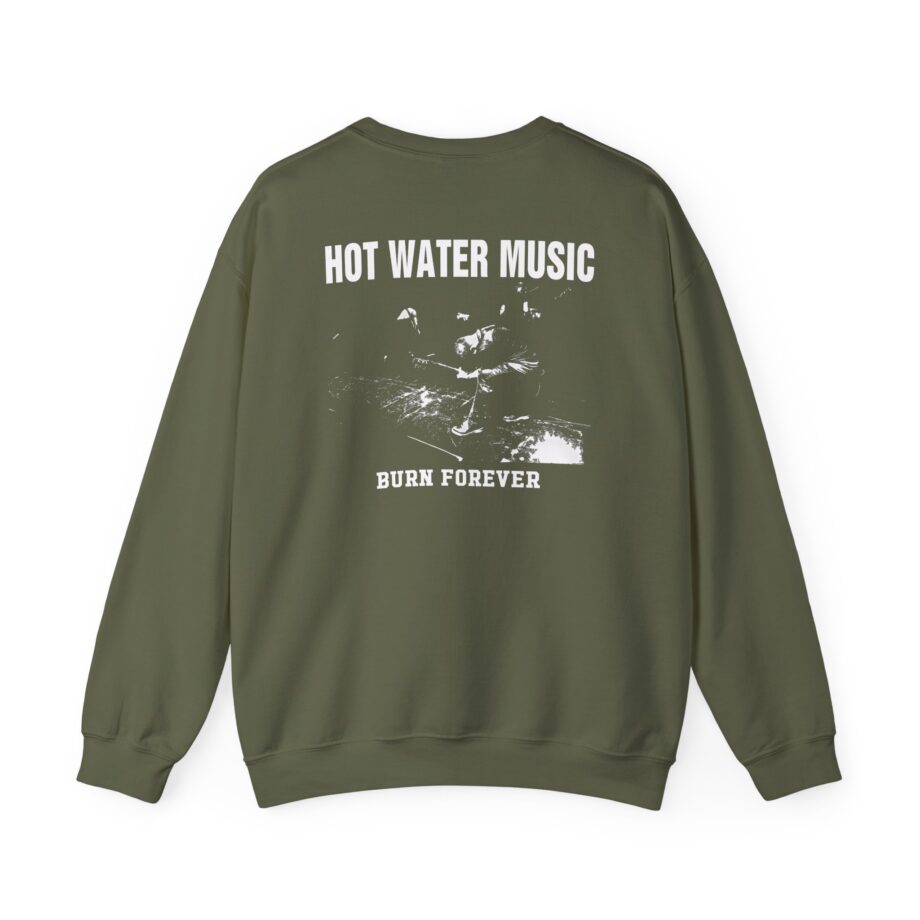 Hot Water Music Burn Forever Unisex Heavy Blend™ Crewneck Sweatshirt