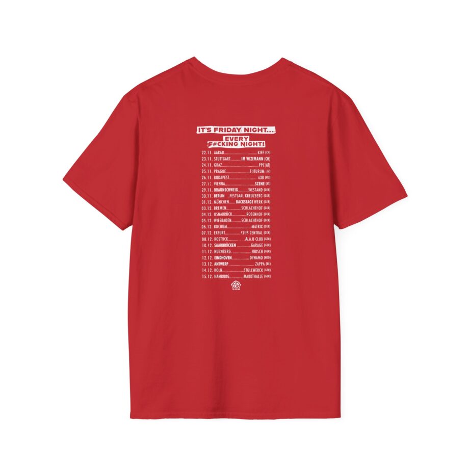 Zebrahead Lightning Skull Friday night tour Unisex Softstyle T-Shirt