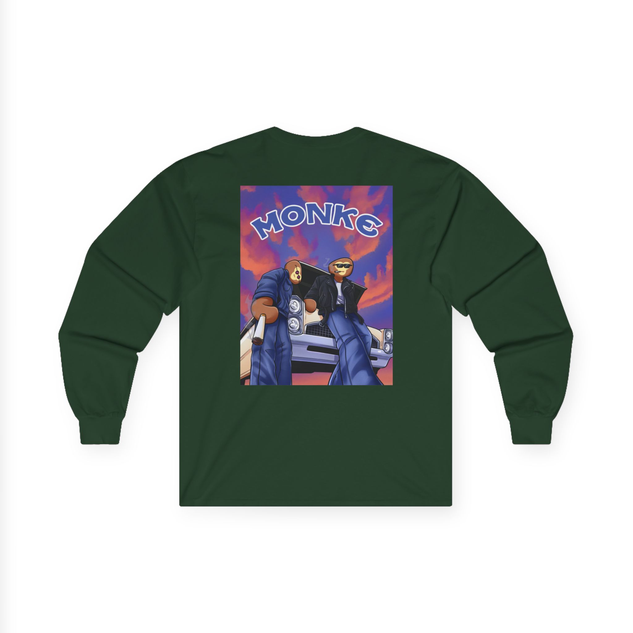 Spoonkid Monke Unisex Ultra Cotton Long Sleeve Tee