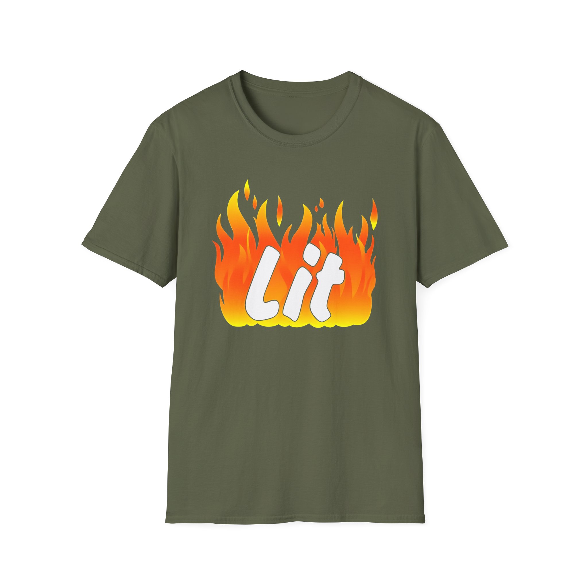 Dobre brothers Lit fire Unisex Softstyle T-Shirt