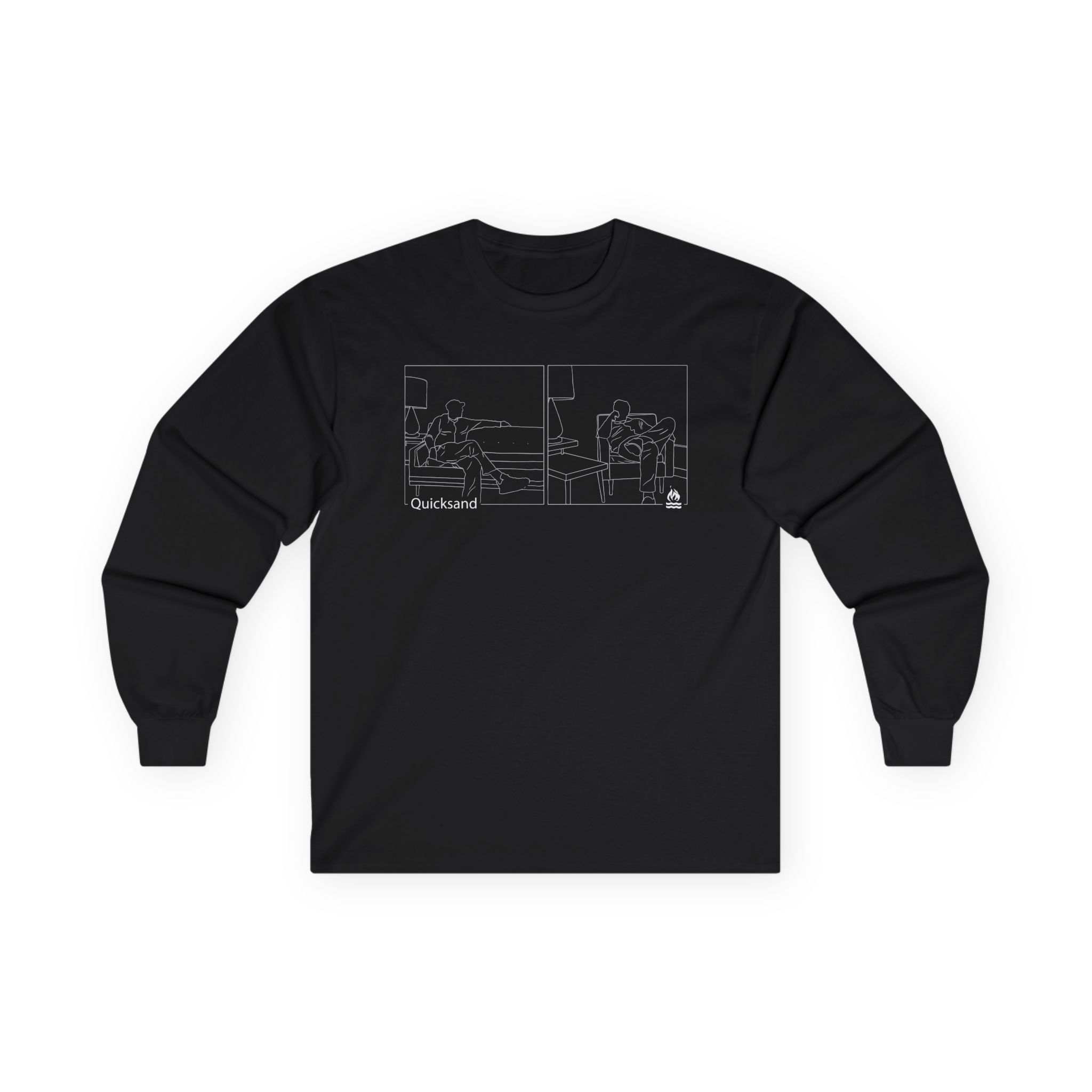 Hot Water Music Quicksand Split Unisex Ultra Cotton Long Sleeve Tee