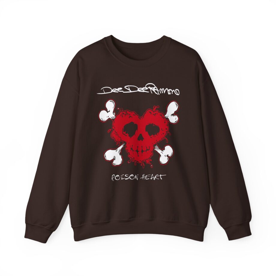 Ramones Distressed Poison Heart Unisex Heavy Blend™ Crewneck Sweatshirt
