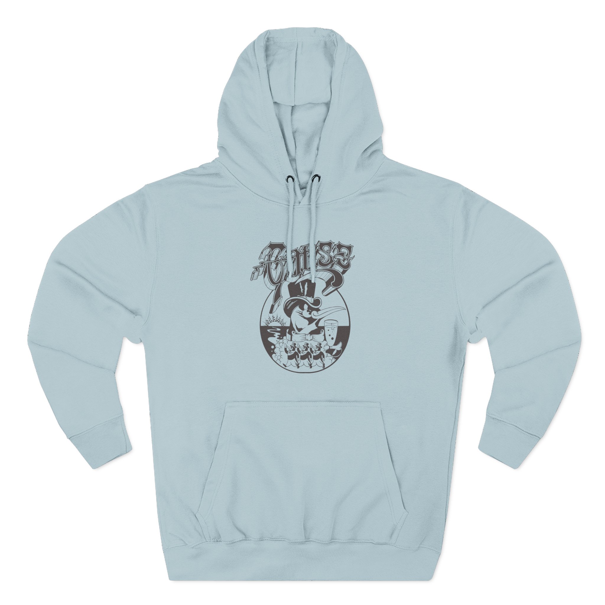 Goose Three-Panel Fleece Hoodie