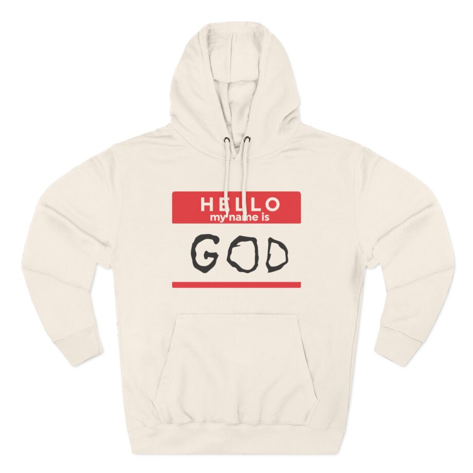 Aphex Twin Hello My Name is God Three-Panel Fleece Hoodie