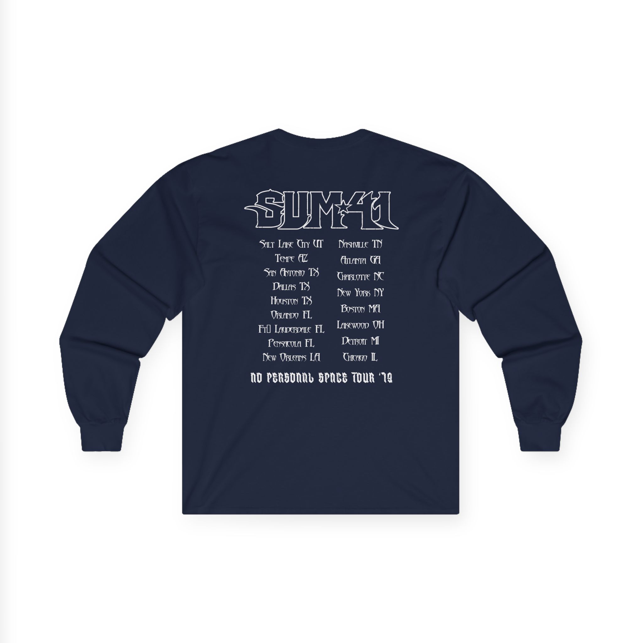 Sum 41 Reap41 Itin Unisex Ultra Cotton Long Sleeve Tee