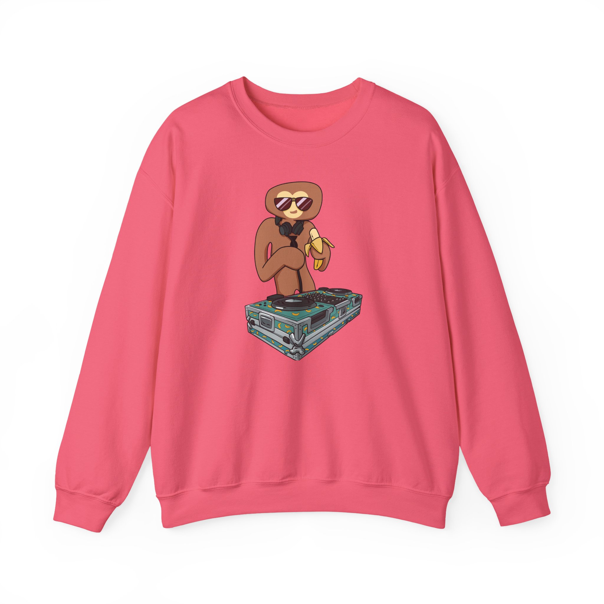 Spoonkid Dj Monke Unisex Heavy Blendâ„¢ Crewneck Sweatshirt