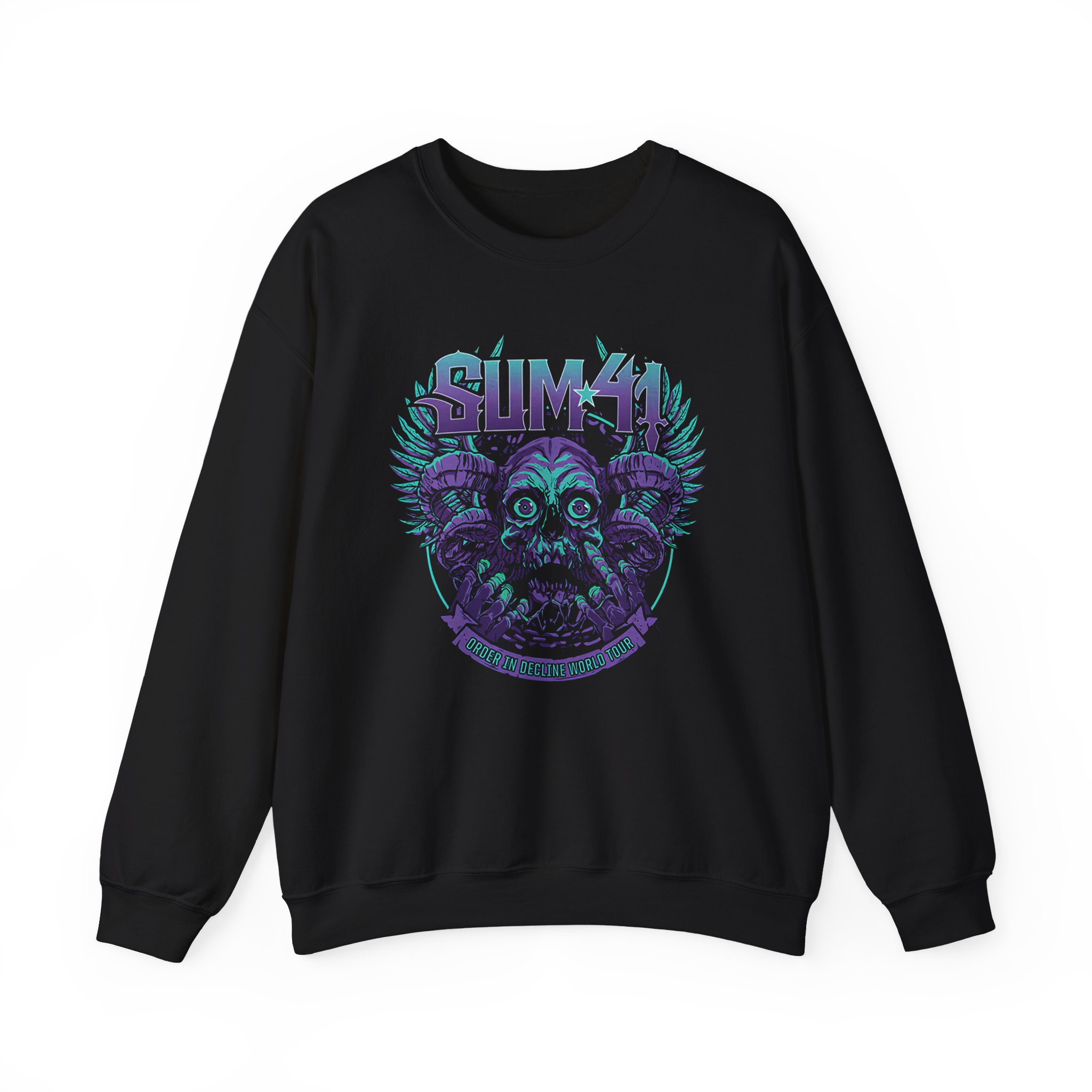 Sum 41 Order in Decline Tour Unisex Heavy Blendâ„¢ Crewneck Sweatshirt