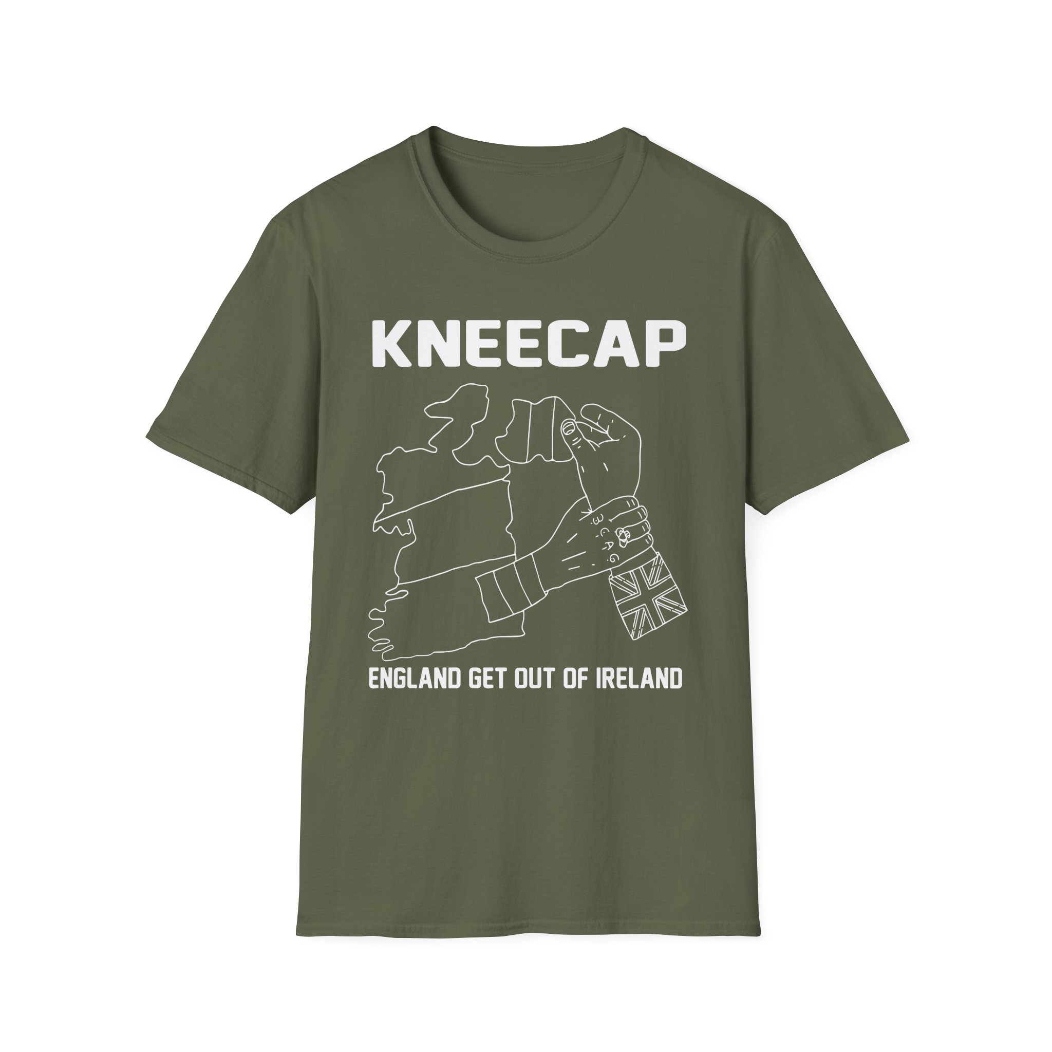 England Get Out of Ireland Unisex Softstyle T-Shirt