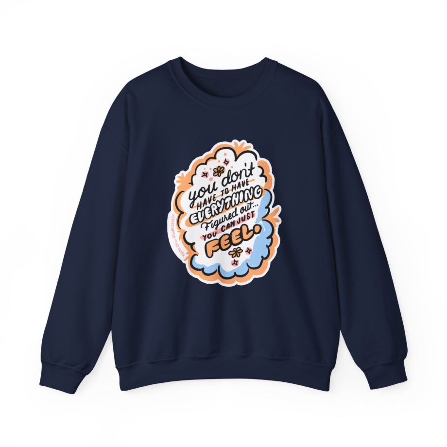 Heartstopper You Can Just Feel Unisex Heavy Blend™ Crewneck Sweatshirt