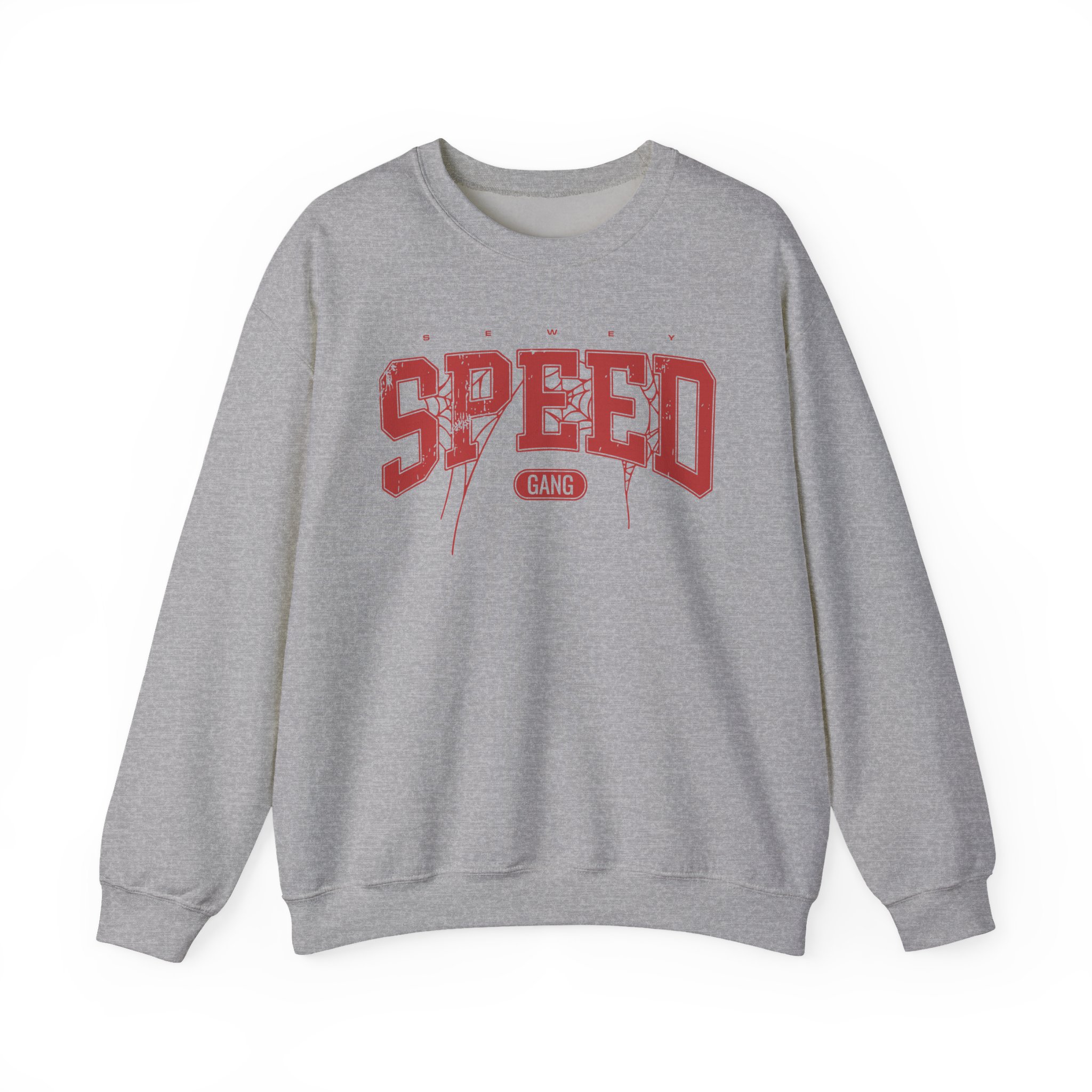 Ishowspeed Spider Web Unisex Heavy Blendâ„¢ Crewneck Sweatshirt