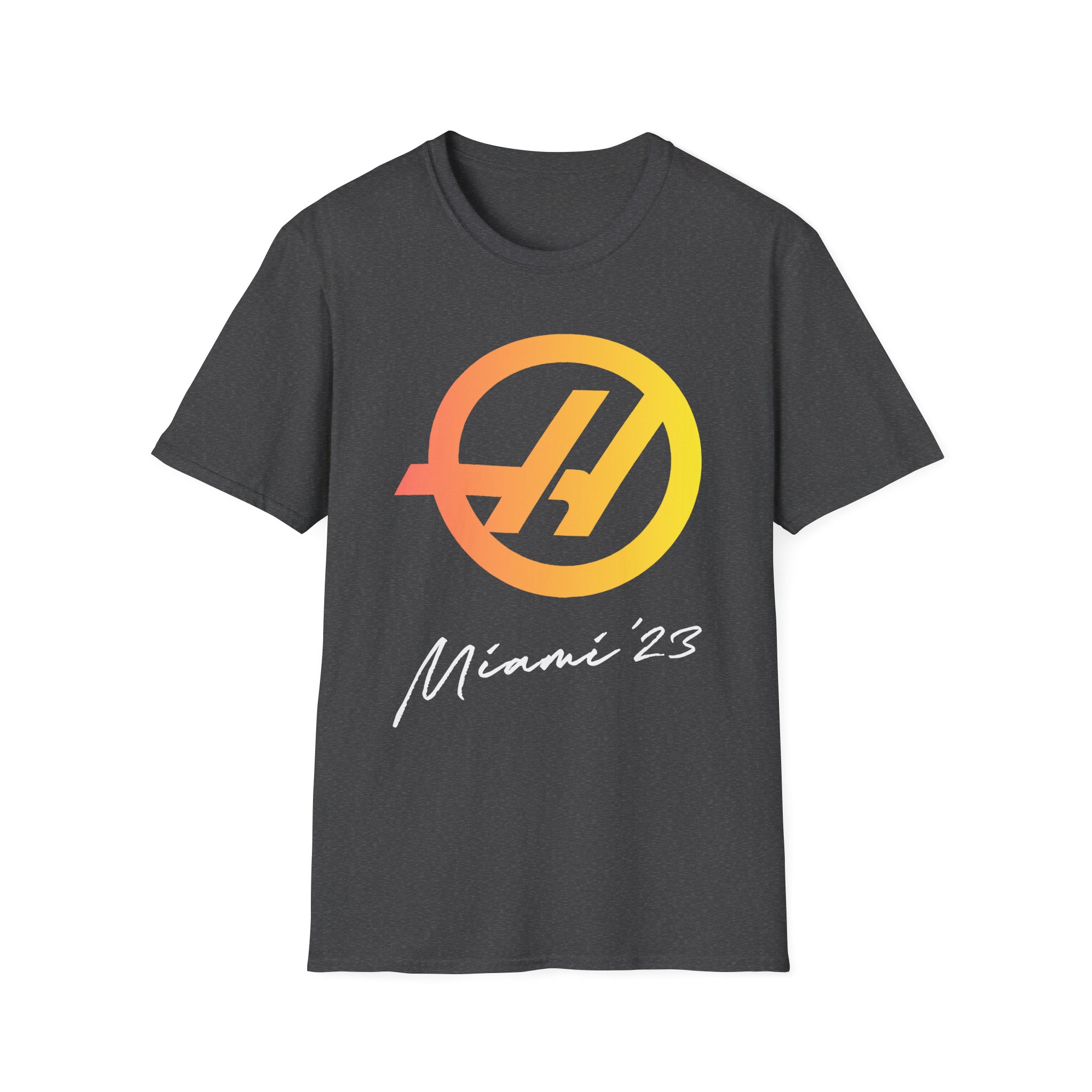 Haas F1 Miami Gp Unisex Softstyle T-Shirt