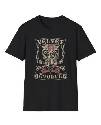 Velvet Revolver Velvet Skull Unisex Softstyle T-Shirt