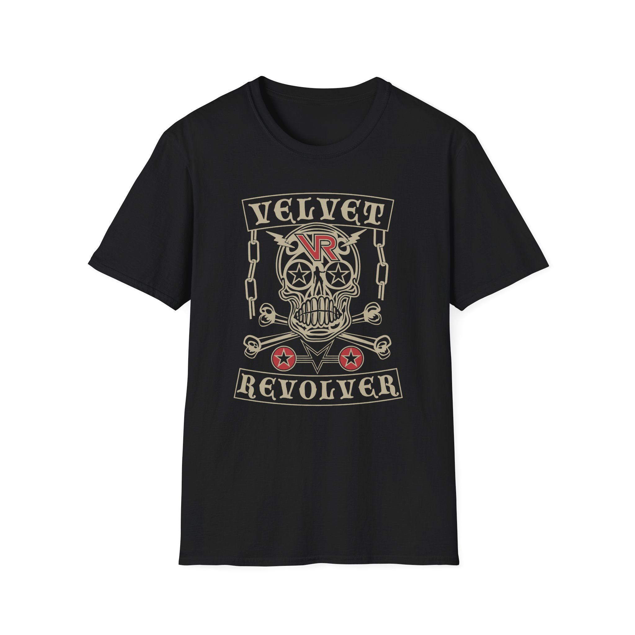 Velvet Revolver Velvet Skull Unisex Softstyle T-Shirt