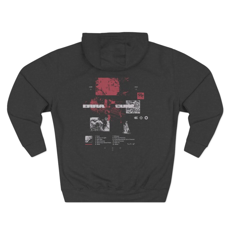 Erra Tracklist Three-Panel Fleece Hoodie